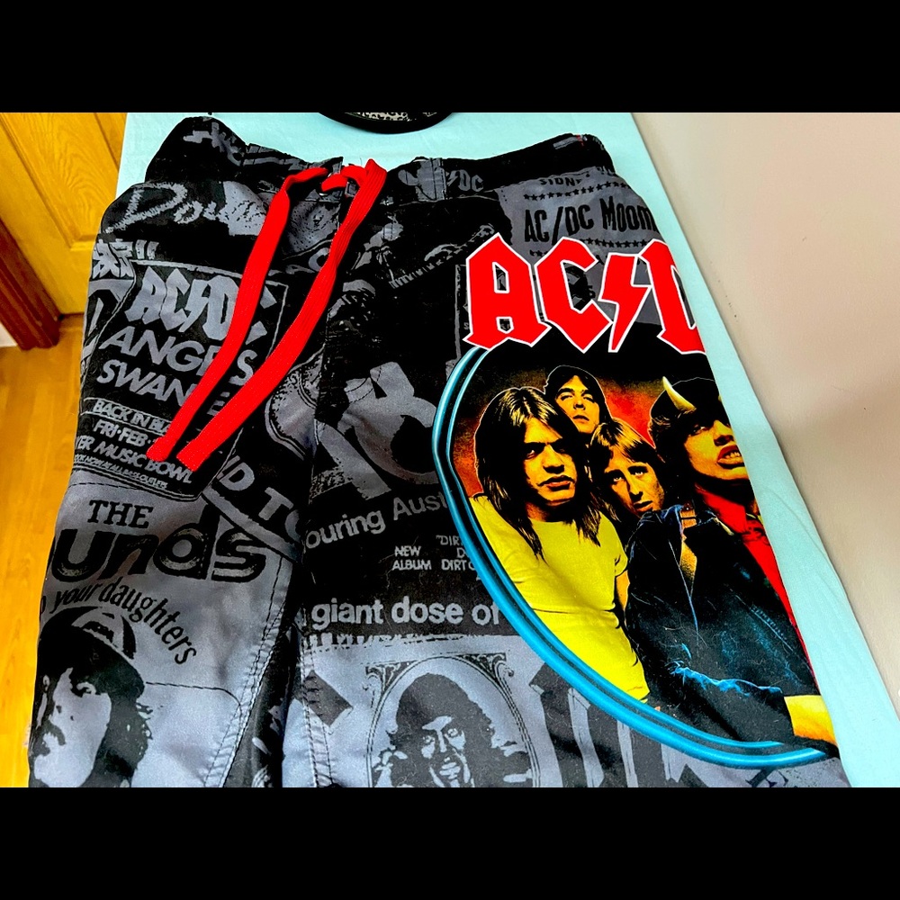 Mens “AC/DC” swim suit‼️